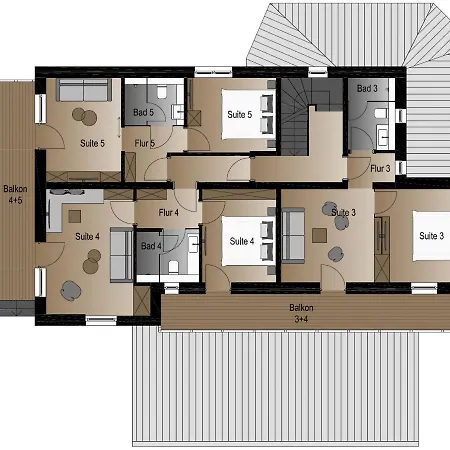 Serviced Luxury Evi, Ski-in Ski-out Капрун