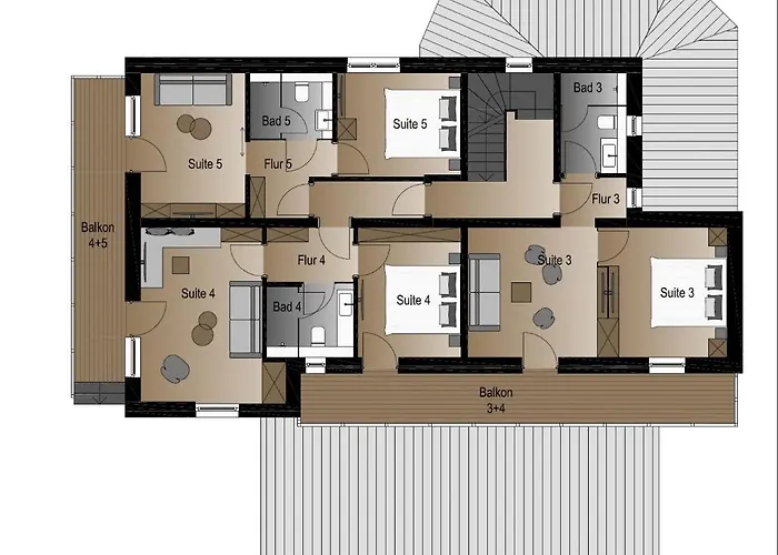 Serviced Luxury Evi, Ski-in Ski-out Капрун